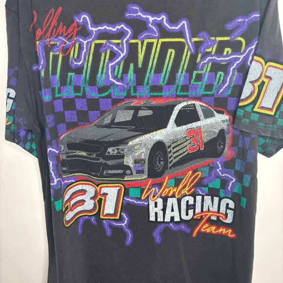 Alpha Collective Men’s Prism Racing Black T Shirt NASCAR Theme Size XL New - Picture 2 of 10